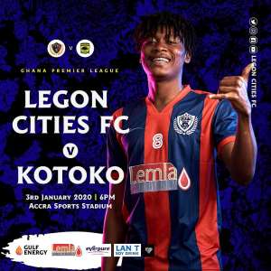 Legon Cities FC vs Asante Kotoko: Tickets Prices Announced