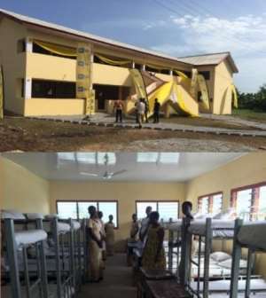 MTN Foundation provides dormitory to Apam SHS