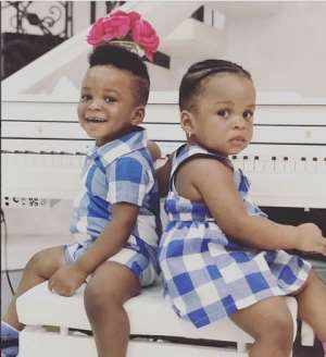 Paul Okoyes Twins Slay in Uniformed Outfit