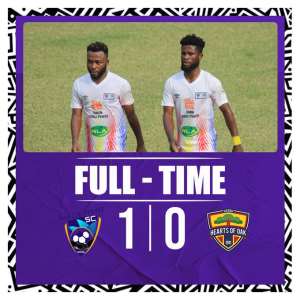 202122 GPL: Medeama SC 1-0 Hearts of Oak – Vincent Atinga penalty leaves Phobians in tears