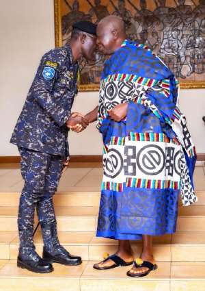 We now feel Police in our lives – Otumfuo praises Dampare