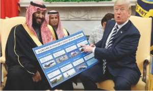 Trump's self interest foreign policy with Saudi Arabia