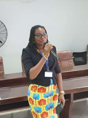 Mrs. Ethel Marfo the Founding Director of Junior Shapers Africa