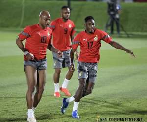 PHOTOS: Black Stars complete final training session ahead of Portugal game on Thursday
