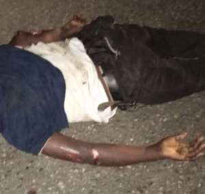 lifeless body of the Abokomanhene of Awutu Awin-taso in the Awutu Senya West District