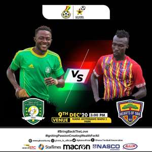 GFA Announce Date For Aduana Stars v Hearts Of Oak Outstanding Match