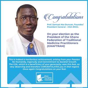 GJA President congratulates Professor Duncan