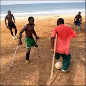 In Liberia, Amputees Find Healing Place: Soccer Field
