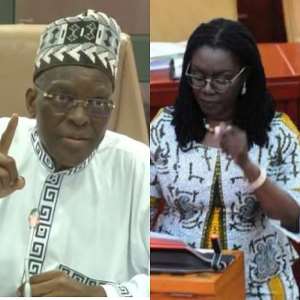 'I dont think you listen to yourself when you are speaking, resume your seat' – Speaker Bagbin clashed with Ursula Owusu in Parliament