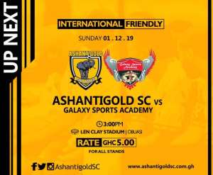 Ashgold Announce Friendly With Nigerian Side Galaxy Sports Academy On Sunday