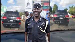 IGP personally chases ‘careless, inconsiderate’ driver, arrests him at Anyinam