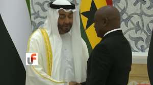 Ghana Legend Abedi Pele Meets Saudi Prince VIDEO