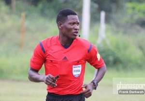 Ghana referee Daniel Laryea
