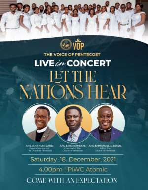 Voice of Pentecost to hold 'Let the nations hear' concert