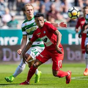 Emmanuel Essigba Relishes Stern Clash Against FC Midtjylland In Danish League