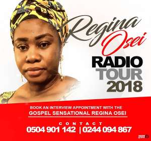 Regina Osei Set For Radio Tour