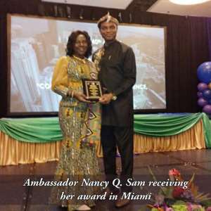 Miami awards Ambassador Nancy Sam for promoting tourism