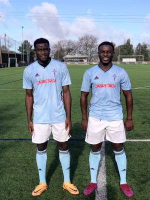 Two Ghanaian brothers scouted by Celta Vigo Land in Spain for Potential Dream Move