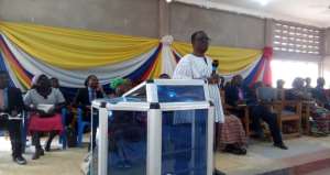 Apostle Antwi Speaking At The Seminar