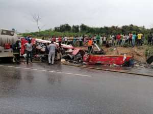 34 Dead, More Injured In Cape Coast-Takoradi Highway Car Crash