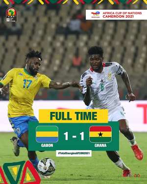 AFCON 2021: Gabon scores late to spoil Ghana party