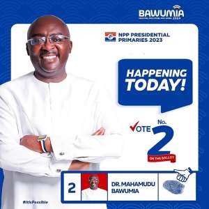 Our Respected Delegates, Vote Wisely, Vote Dr. Bawumia For NPP To Break The Eight Or We Handover Power To NDC With A Wrong Candidate On A Silver Platter: Dr. Bawumia Remains The Obvious Choice And The Only Nightmare Of The NDC