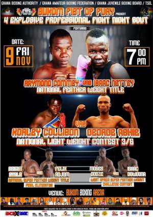 George Ashie To Feature On Bukom Fist of Fury Fight Night 3