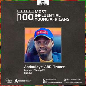 ABD Traore Among 2020 One Hundred Most Influential Young Africans