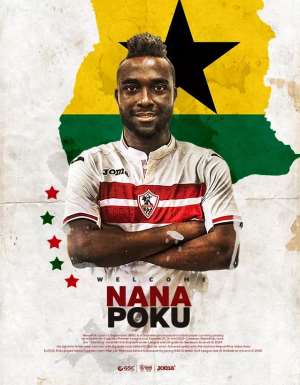 Zamalek Scoop Ghanaian Striker Nana Poku From Al Misr