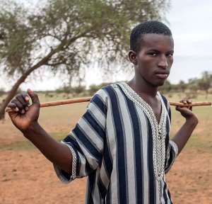 A young Fulani pastoralist from the Tatki region of Senegal who must learn another craft because his future is uncertain. - Source: