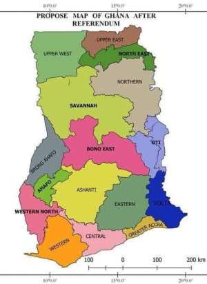 Ghana now has 16 administrative regions