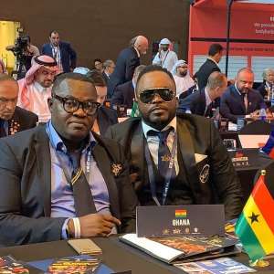 Ghana Bodybuilding And Fitness Executive Athletes At IFBB World Championship In UAE
