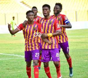 GHPL: Hearts of Oak defeat Eleven Wonders 2-0 to move to fourth
