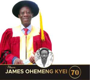 Tribute by the Pharmaceutical Society Of Ghana PSGH to the memory of Pharm. James Ohemeng Kyei Past PSGH President 2012-2015