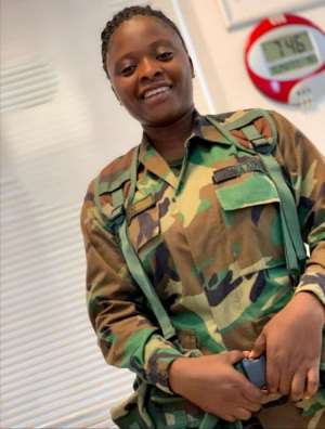 Final funeral rights for the late Rakiatu Sise a young Military Lady announced
