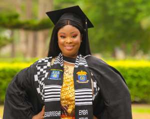 Actress Rabby Bray grabs master's degree from UG