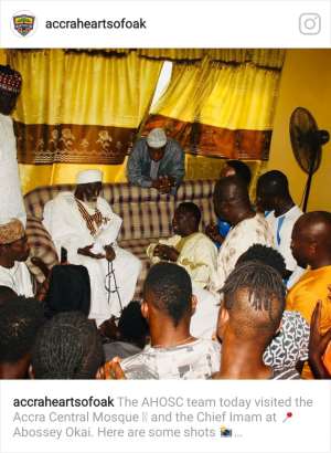 Hearts Of Oak Pays Chief Imam A Visit