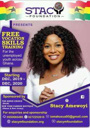 Stacy Foundation To Bring Free Skill Training Program To All Regions