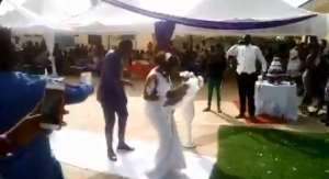 VIDEO: Felix Annan Shows Off Dance Moves With Wife At Wedding