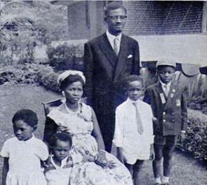 Patrice Lumumba and his family before his brutal murder