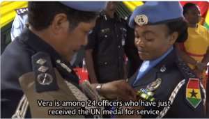 24 Ghanaian Peacekeepers Get UN Medal