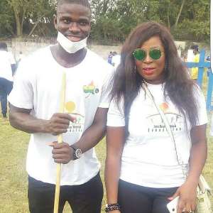 Jonathan Mensah's Foundation cleans up and donates to Dzorwulu Special School