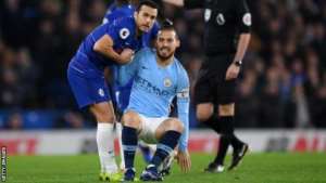 Injured Man City Midfielder Silva Out For 'A Few Weeks'