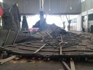 Customers Stranded As Parts Of Kumasi City Mall Ceiling Cave In