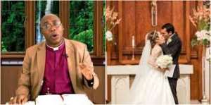 'Kissing A Bride During Church Wedding Should Be Banned' - Anglican Cleric Says