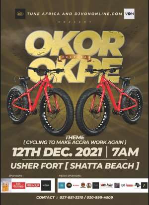 Bicycle Riders to shake Accra on December 12 with Okor Okpe Festival