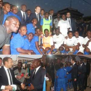 French President Macron Challenges Ghanaian youth