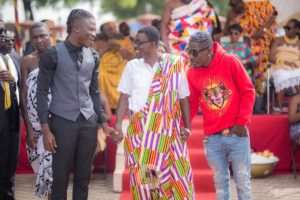 Stonebuoy L NAM 1 middle and Shatta Wale R