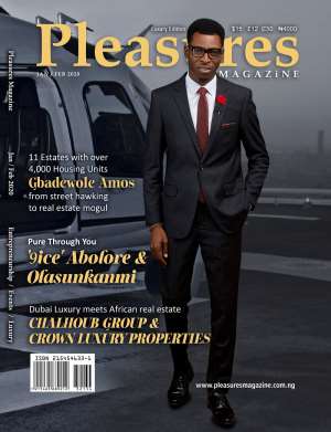 On Luxury Industry: Gbadewole Amos Kayode Covers JanFeb 2020 Issue Of Pleasures Magazine