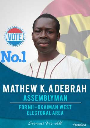 Mathew Debrah Reveals Why He Will Be The Best Assembly Man For Nii-Okaiman West